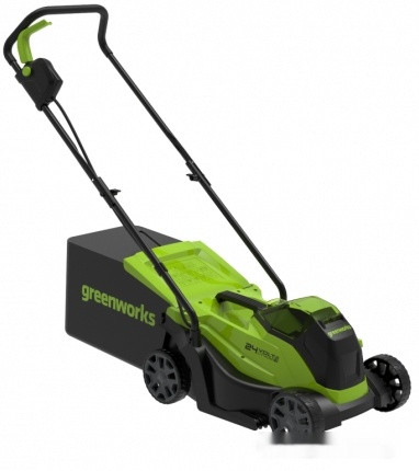 Газонокосилка Greenworks GD24LM33K2 2516107UA (с 1-м АКБ) Газонокосилка Greenworks GD24LM33K2 2516107UA (с 1-м АКБ)