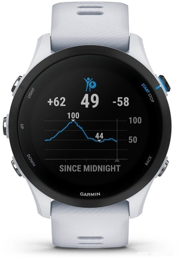 Умные часы Garmin Forerunner 255 Music (белый камень) Умные часы Garmin Forerunner 255 Music (белый камень)