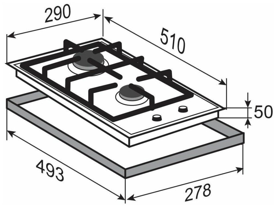Варочная панель Zigmund & Shtain G 14.3 B Варочная панель Zigmund & Shtain G 14.3 B