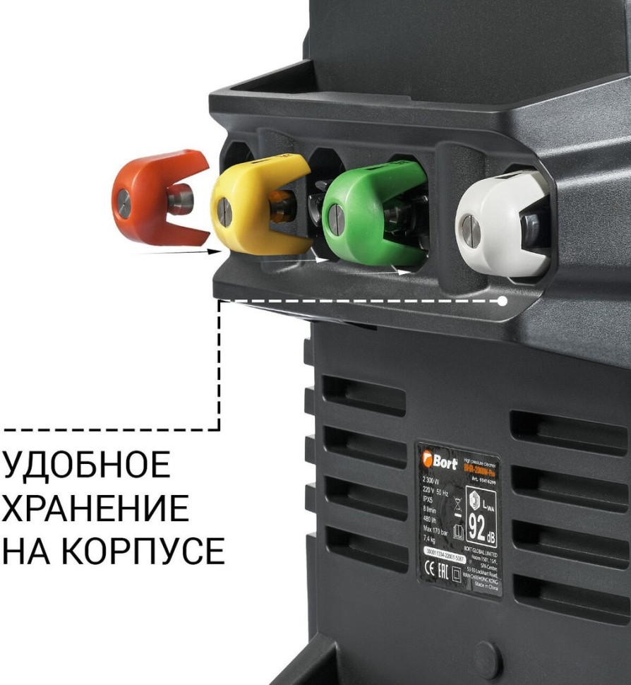 Мойка высокого давления BORT BHR-2000M Мойка высокого давления BORT BHR-2000M