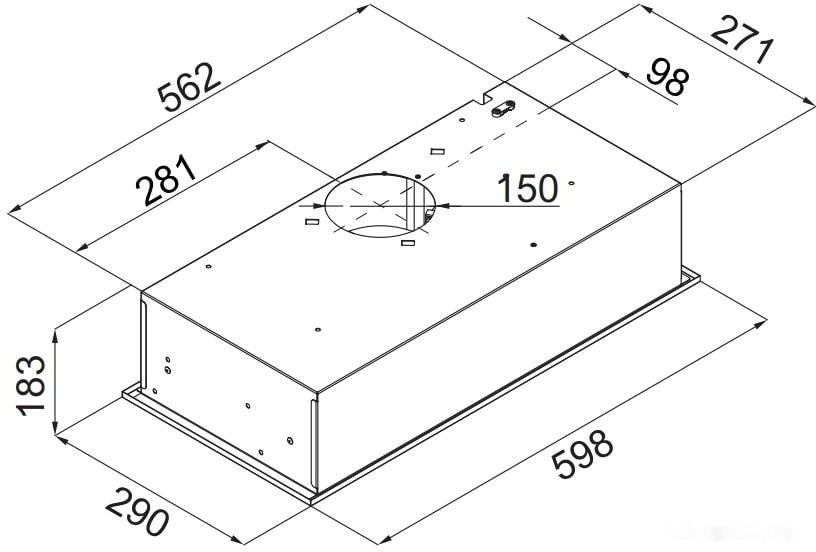 Вытяжка Maunfeld Crosby Hardy 60 (черный) Вытяжка Maunfeld Crosby Hardy 60 (черный)