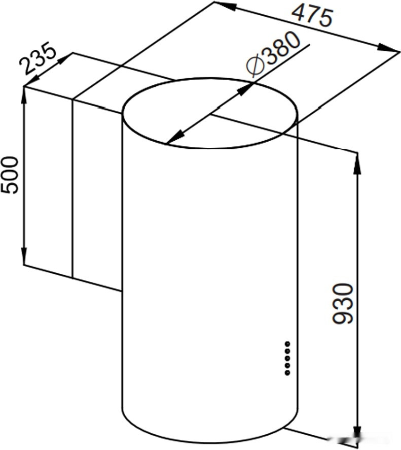 Вытяжка HOMSair Fly 1000SD 39 (черный) Вытяжка HOMSair Fly 1000SD 39 (черный)