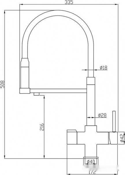 Смеситель Zorg Hammer SH 2003 (черный) Смеситель Zorg Hammer SH 2003 (черный)