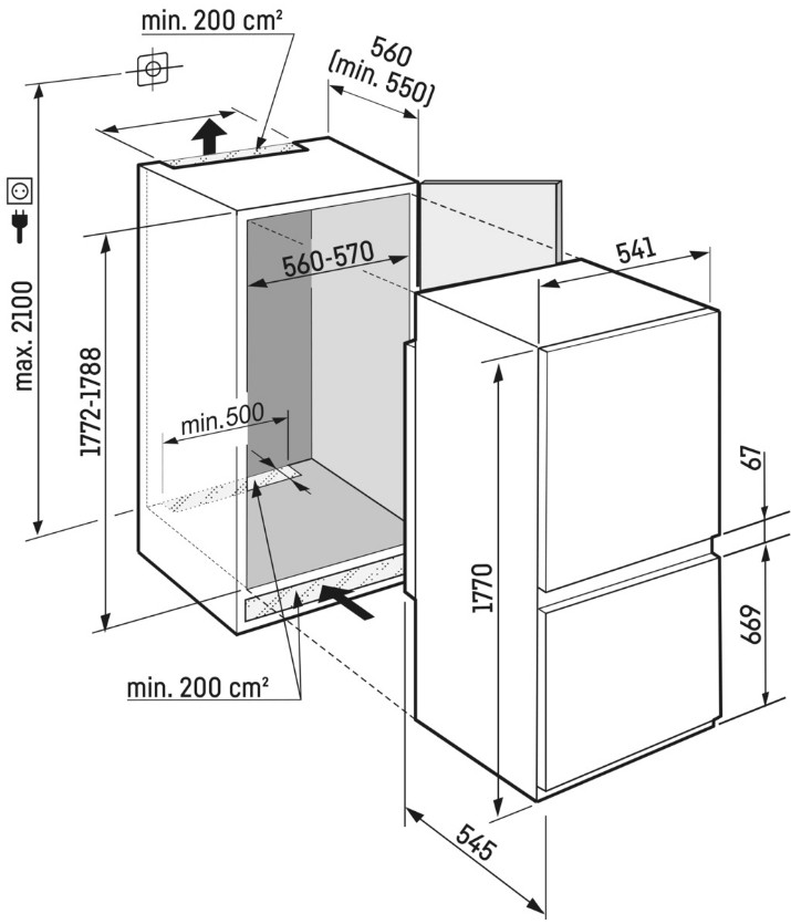 Холодильник Liebherr ICNSe 5123 Plus NoFrost Холодильник Liebherr ICNSe 5123 Plus NoFrost
