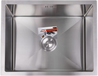 Кухонная мойка AKS Прямоугольная 57x46 (сатин никель)