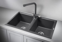 Кухонная мойка Granula GR-8101 (графит)