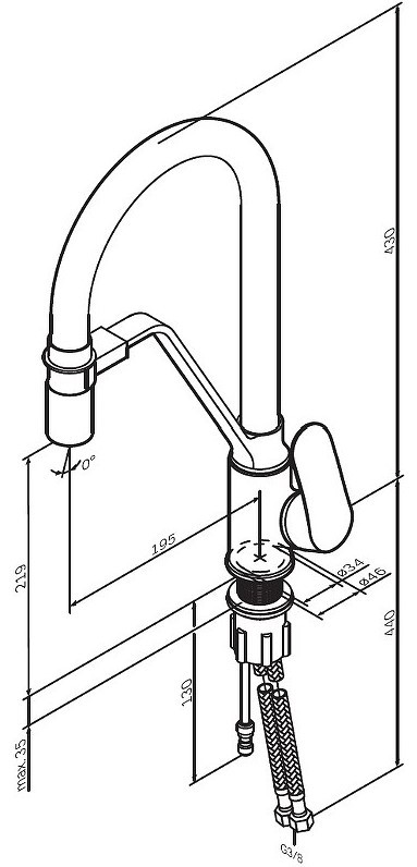 Смеситель Am.Pm Like F8007802