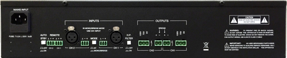 Усилитель мощности Ecler HSA2-400 Усилитель мощности Ecler HSA2-400