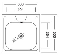 Кухонная мойка Kromevye EC 207 D