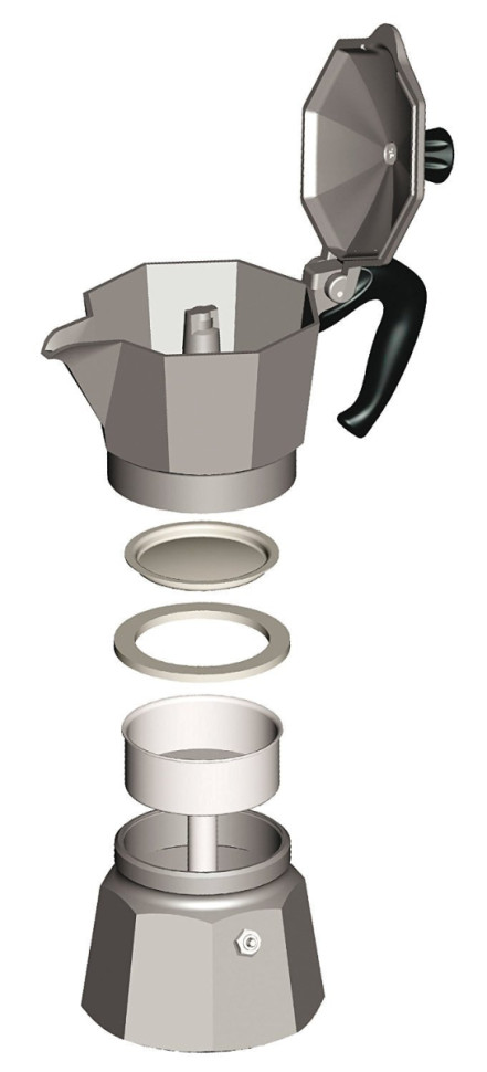 Кофеварка Bialetti Moka Express (9 порций) Кофеварка Bialetti Moka Express (9 порций)