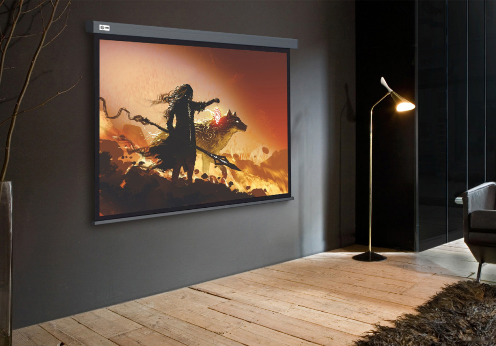 Проекционный экран Cactus Wallscreen 213x213 CS-PSW-213X213-SG Проекционный экран Cactus Wallscreen 213x213 CS-PSW-213X213-SG