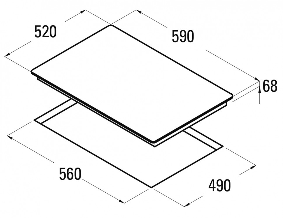 Варочная панель CATA T 604 WH Варочная панель CATA T 604 WH