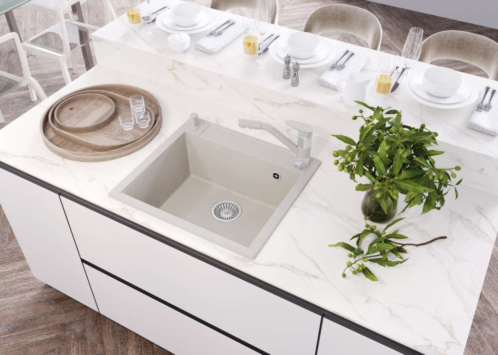 Кухонная мойка Polygran Argo-560 (серый 14) Кухонная мойка Polygran Argo-560 (серый 14)