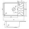 Кухонная мойка IDDIS Reeva REE71SLi77 (чаша слева) Кухонная мойка IDDIS Reeva REE71SLi77 (чаша слева)