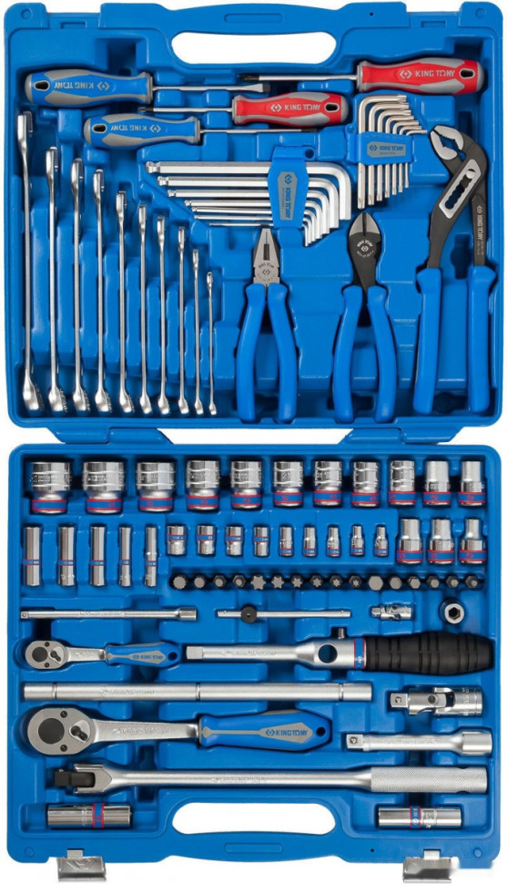 Универсальный набор инструментов King Tony 7587MR01 (87 предметов) Универсальный набор инструментов King Tony 7587MR01 (87 предметов)