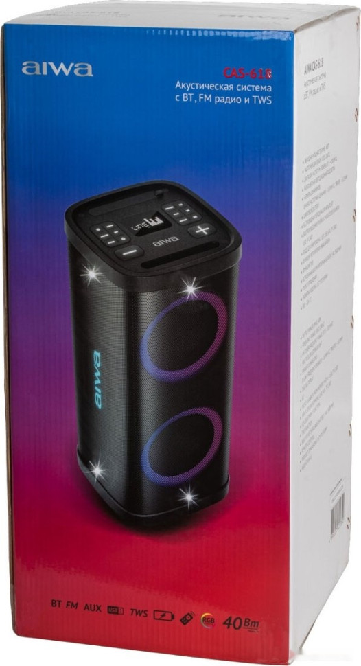 Портативная акустика AIWA CAS-618 Портативная акустика AIWA CAS-618