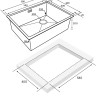 Кухонная мойка Paulmark NEXT-SKEW-580 PM885844-GM Кухонная мойка Paulmark NEXT-SKEW-580 PM885844-GM