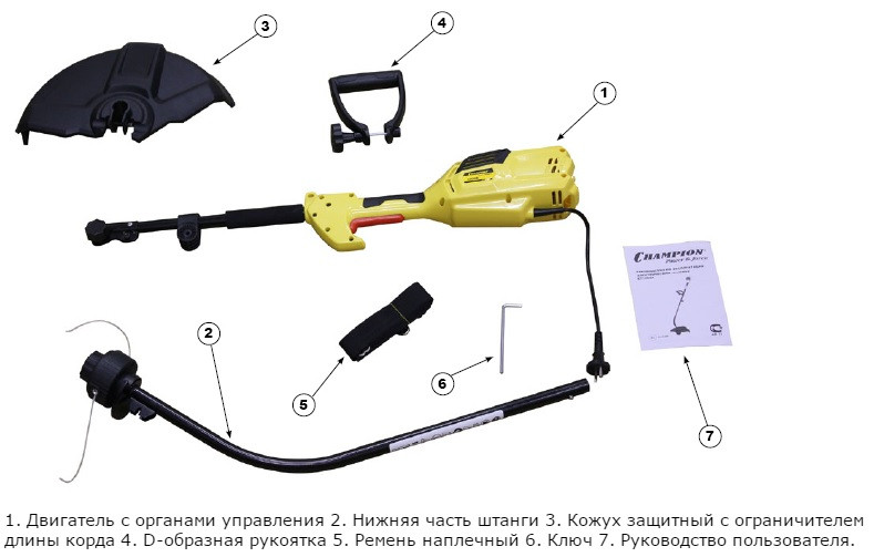Электрический триммер Champion ET1003A Электрический триммер Champion ET1003A