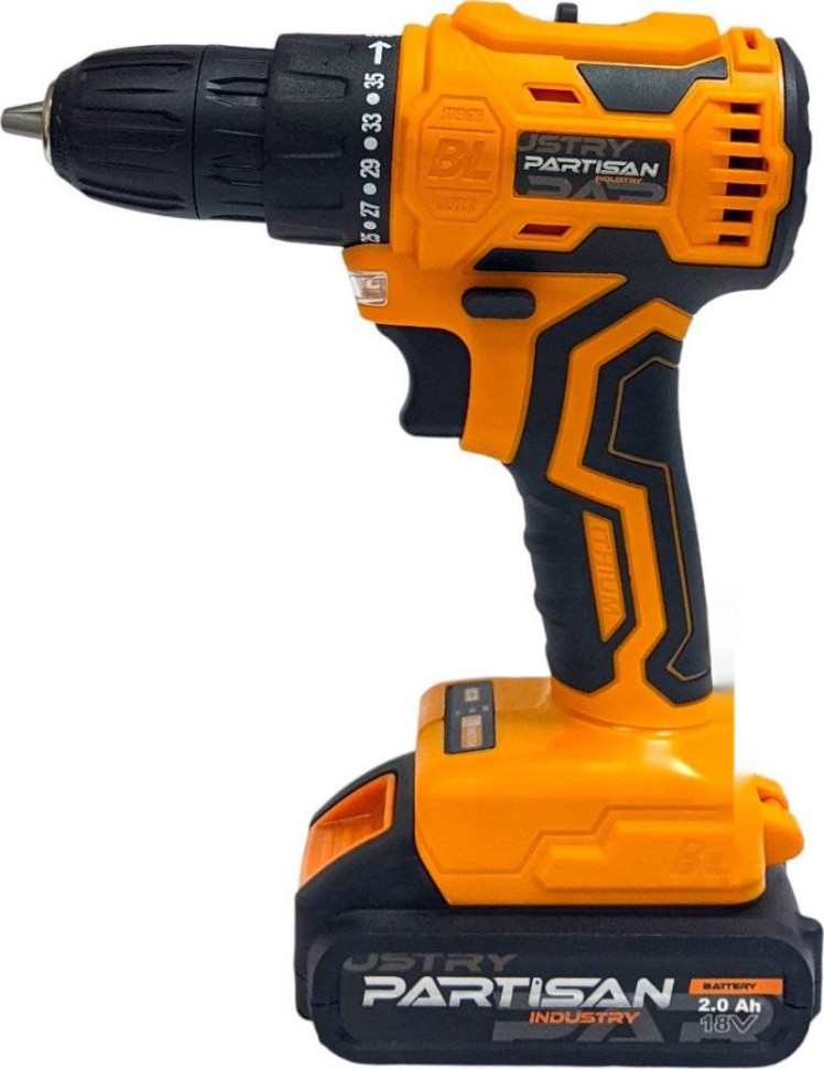 Дрель-шуруповерт Partisan AD-DF18DW (с 2-мя АКБ, кейс)