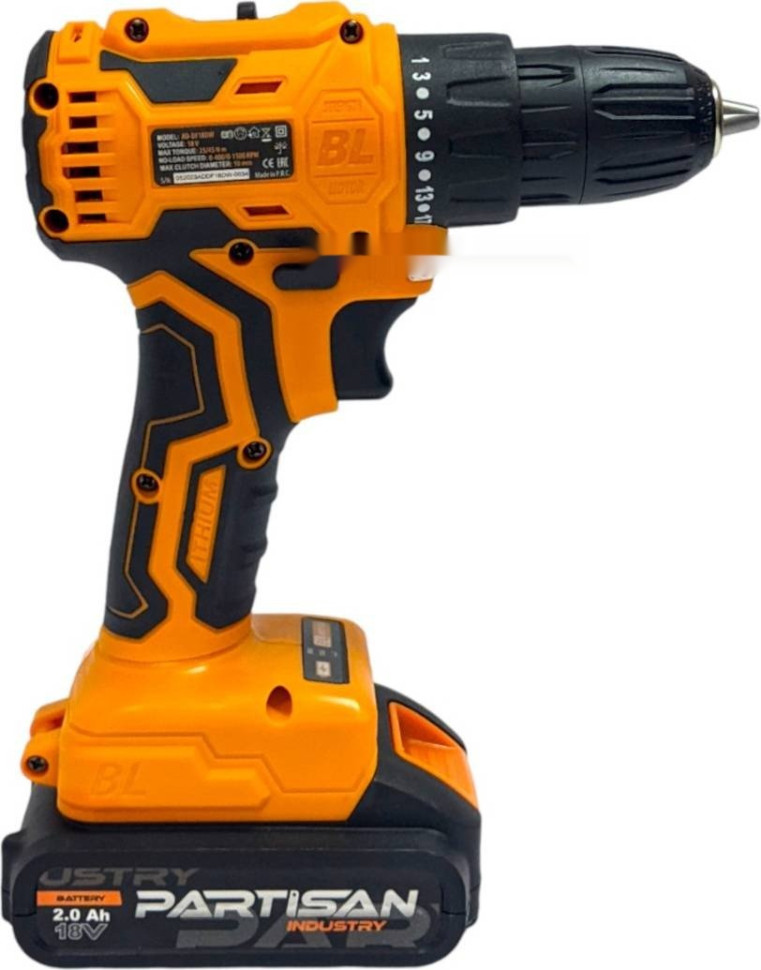 Дрель-шуруповерт Partisan AD-DF18DW (с 2-мя АКБ, кейс)