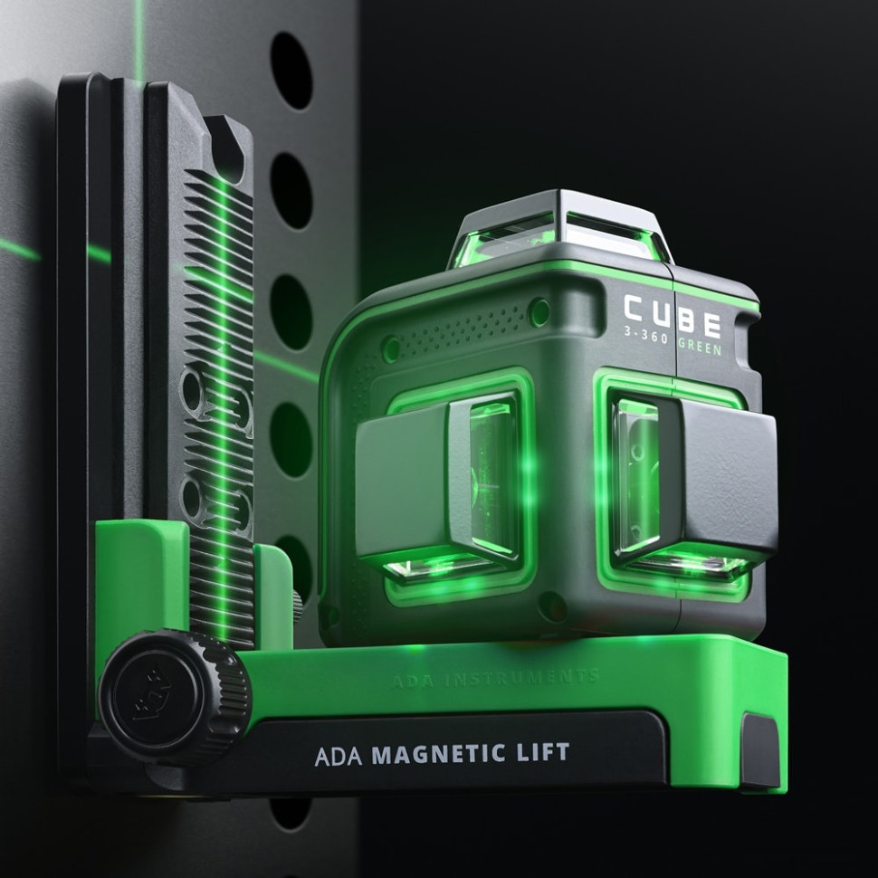 Лазерный нивелир ADA Instruments Cube 3-360 Green Ultimate Edition A00569 Лазерный нивелир ADA Instruments Cube 3-360 Green Ultimate Edition A00569
