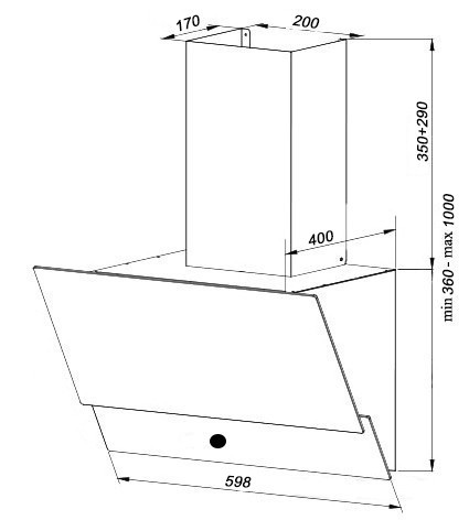 Вытяжка Germes Sarnia Rotary 60 (черный)