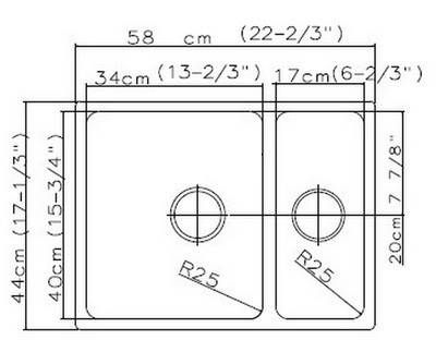 Кухонная мойка Asil AS 261-L Кухонная мойка Asil AS 261-L