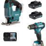Дрель-шуруповерт Makita CLX237 (с 2-мя АКБ +лобзик) Дрель-шуруповерт Makita CLX237 (с 2-мя АКБ +лобзик)