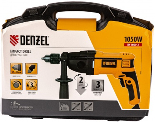 Дрель ударная Denzel ID-1050-2 (26312) Дрель ударная Denzel ID-1050-2 (26312)