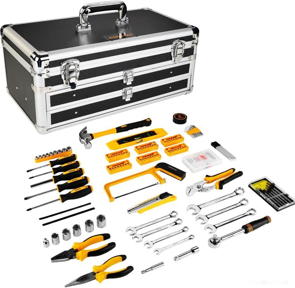 Универсальный набор инструментов Deko DKMT240 (240 предметов) Универсальный набор инструментов Deko DKMT240 (240 предметов)