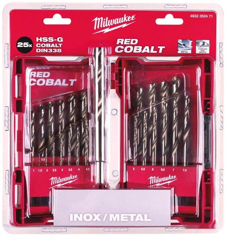 Набор оснастки Milwaukee 4932352471 (25 предметов)