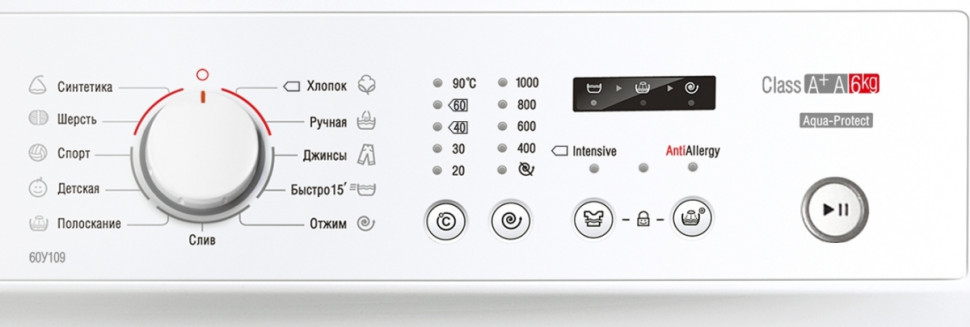 Стиральная машина ATLANT СМА-60У109-00 Стиральная машина ATLANT СМА-60У109-00