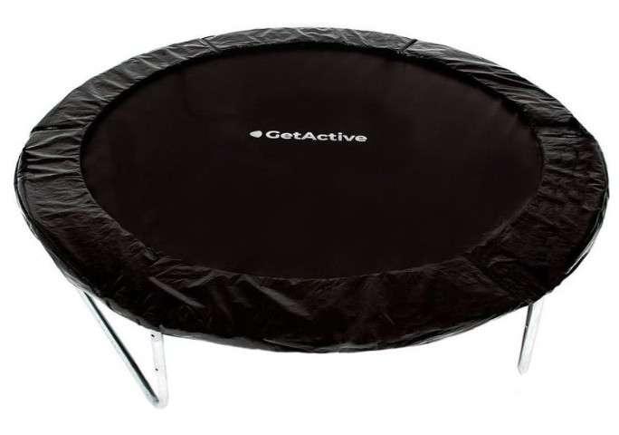 Батут GetActive Jump 8ft - 252 см с лестницей, внешней сеткой (черный) Батут GetActive Jump 8ft - 252 см с лестницей, внешней сеткой (черный)