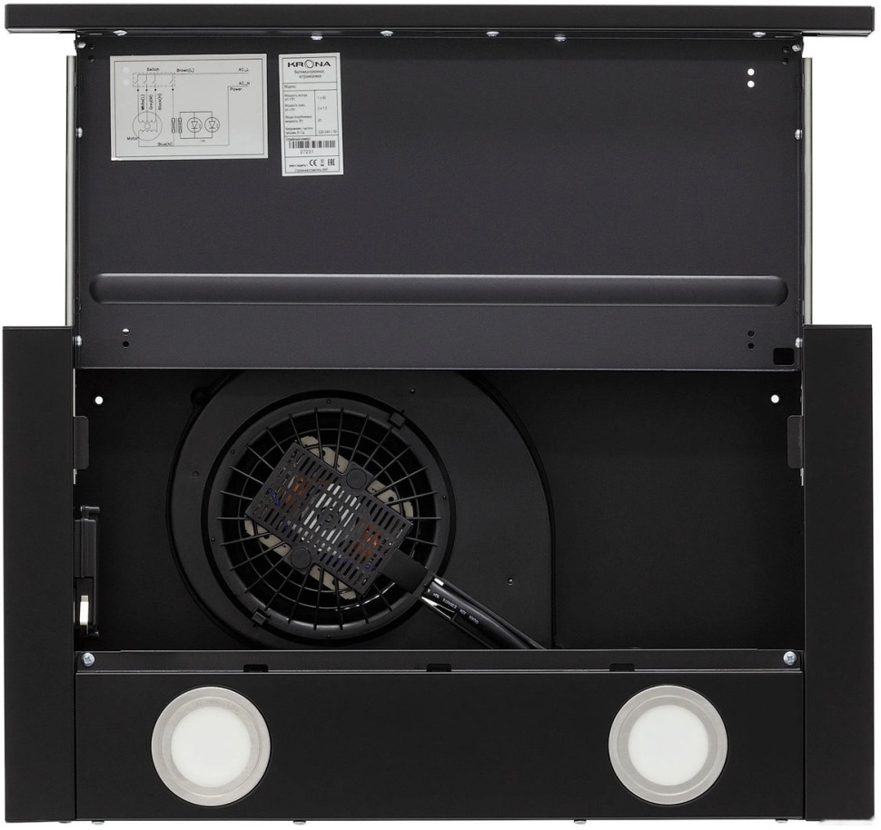 Вытяжка Krona Kamilla T 500 Black (черный) Вытяжка Krona Kamilla T 500 Black (черный)