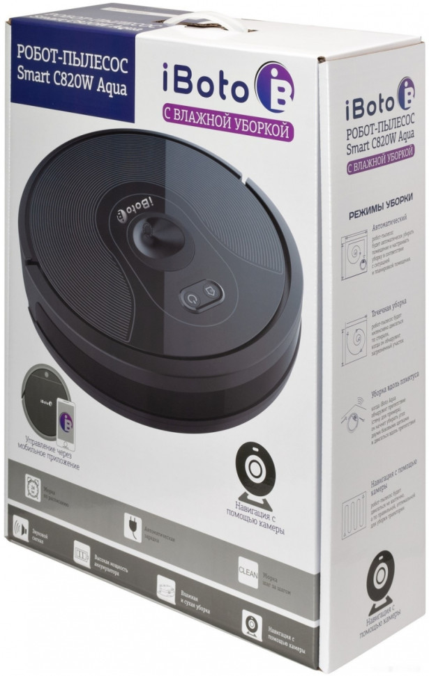 Робот-пылесос iBoto Smart C820W Aqua Робот-пылесос iBoto Smart C820W Aqua