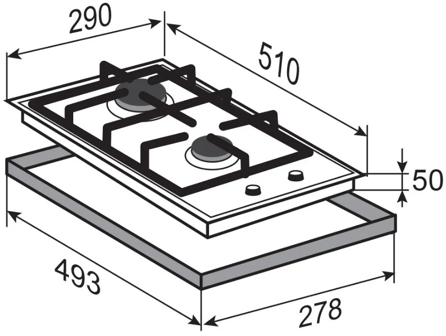 Варочная панель Zigmund & Shtain G 14.3 S Варочная панель Zigmund & Shtain G 14.3 S