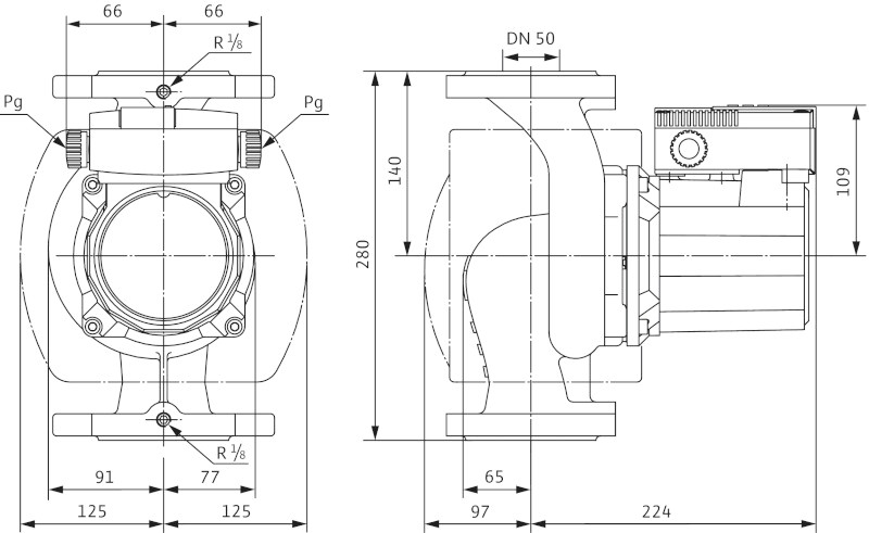 Wilo TOP-S 50/7 (3~400/230 V, PN 6/10) Wilo TOP-S 50/7 (3~400/230 V, PN 6/10)
