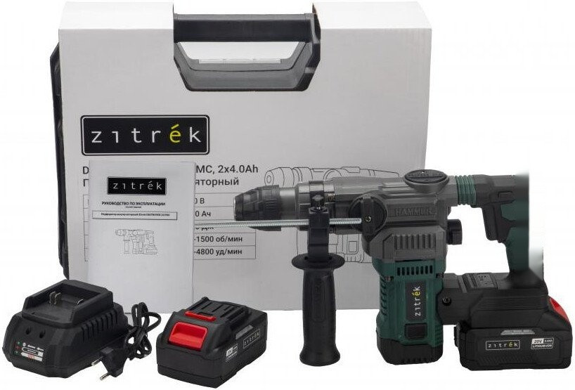 Перфоратор Zitrek Destroyer 20 PRO 085-1092 (с 2-мя АКБ, кейс) Перфоратор Zitrek Destroyer 20 PRO 085-1092 (с 2-мя АКБ, кейс)