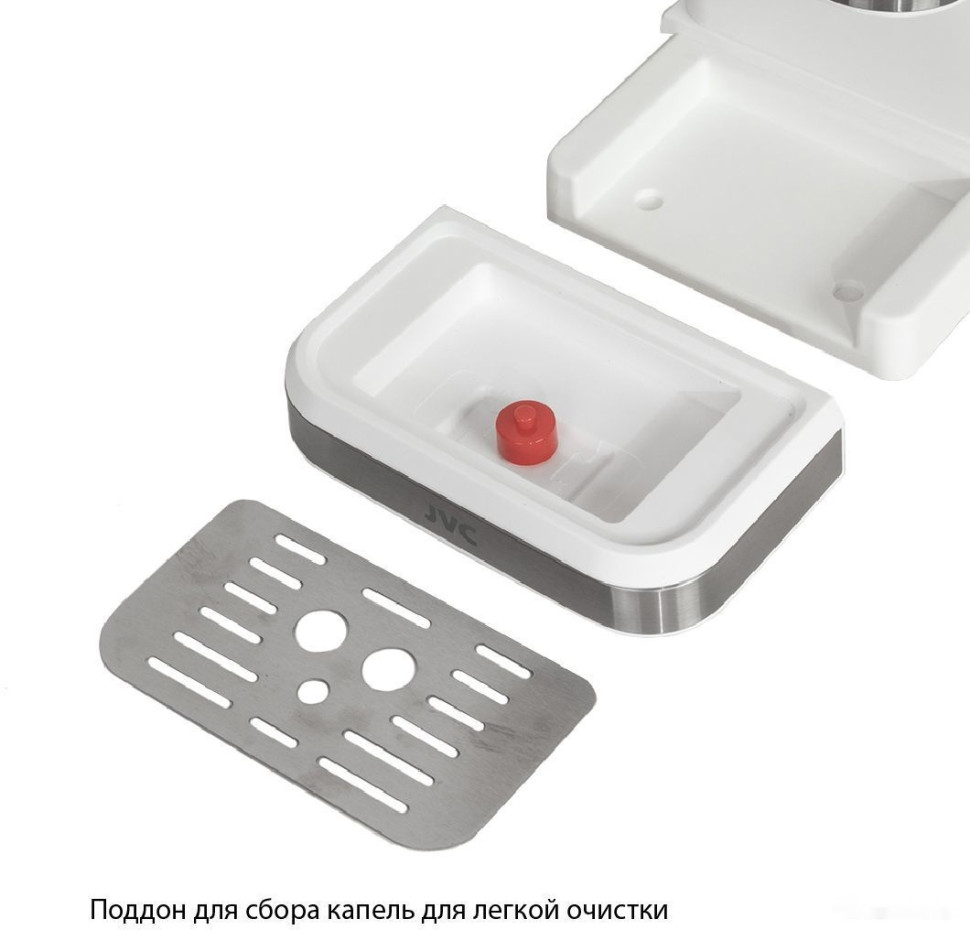 Рожковая помповая кофеварка JVC JK-CF33 (белый) Рожковая помповая кофеварка JVC JK-CF33 (белый)