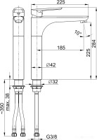 Смеситель Armatura Tanzanit 5022-712-00