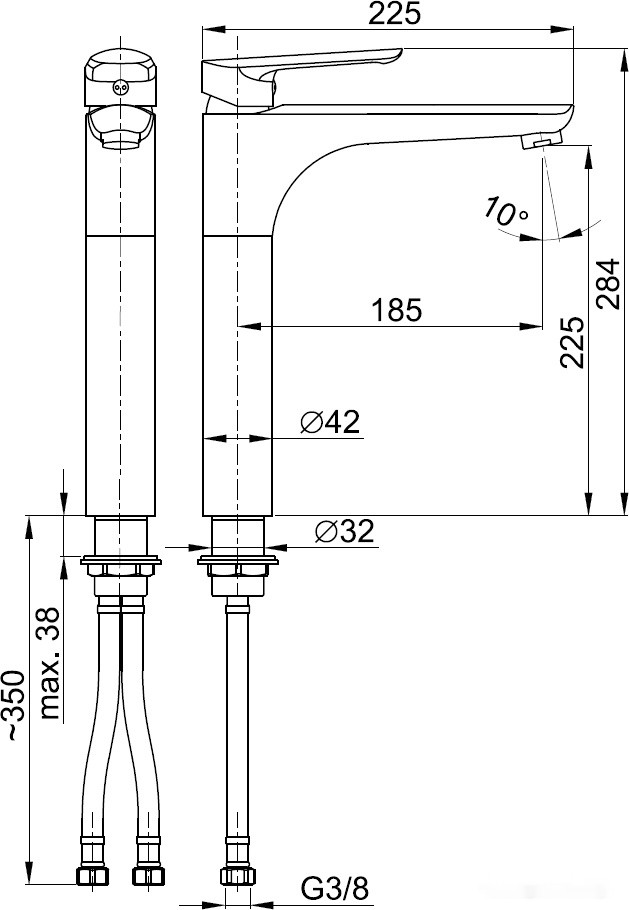 Смеситель Armatura Tanzanit 5022-712-00