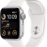 Умные часы Apple Watch SE 2 40 мм (алюминиевый корпус, серебристый/белый, спортивный силиконовый ремешок M/L) Умные часы Apple Watch SE 2 40 мм (алюминиевый корпус, серебристый/белый, спортивный силиконовый ремешок M/L)