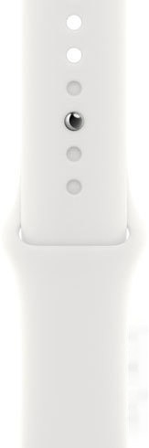 Умные часы Apple Watch SE 2 40 мм (алюминиевый корпус, серебристый/белый, спортивный силиконовый ремешок M/L) Умные часы Apple Watch SE 2 40 мм (алюминиевый корпус, серебристый/белый, спортивный силиконовый ремешок M/L)