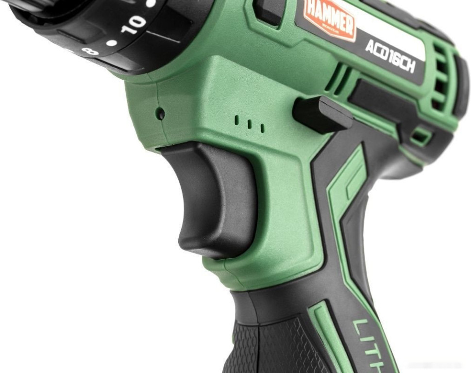 Ударная дрель-шуруповерт Hammer ACD16CH (с 2-мя АКБ, кейс) Ударная дрель-шуруповерт Hammer ACD16CH (с 2-мя АКБ, кейс)