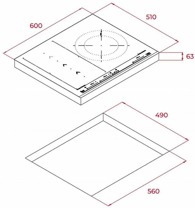 Варочная панель Teka IZS 65600 MSP (черный)