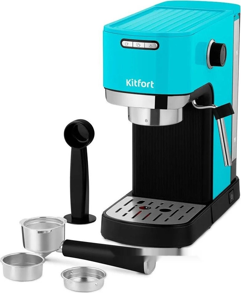 Рожковая кофеварка Kitfort KT-7461 Рожковая кофеварка Kitfort KT-7461