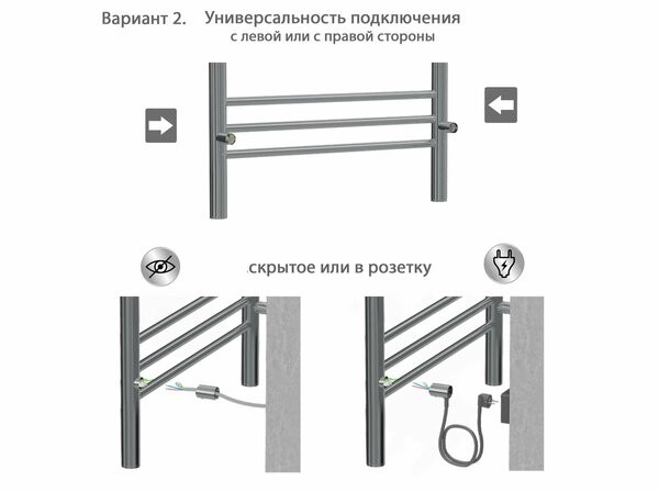 Полотенцесушитель Aquatek Альтаир П7 500x700 (Quick Touch) Полотенцесушитель Aquatek Альтаир П7 500x700 (Quick Touch)