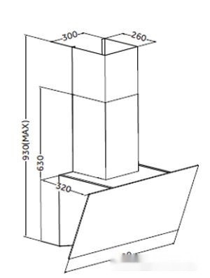 Вытяжка Zorg Alma 1000 60 S (черный)