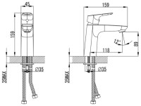 Смеситель IDDIS Zodiac ZODSB00i01