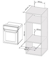 Духовой шкаф RENOVA O90-3WS1